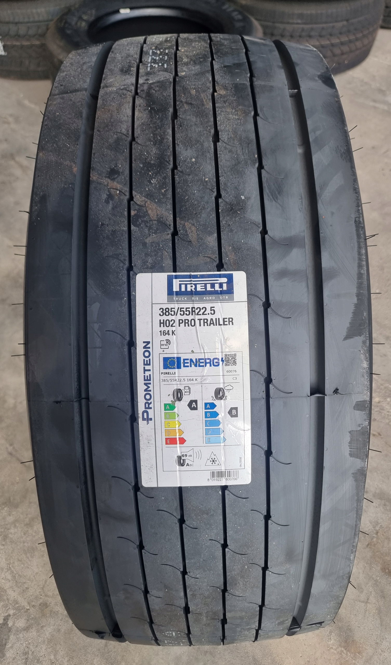 435/50R19.5 opona PIRELLI H02 PRO TRAILER 164J